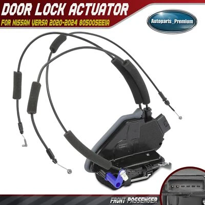 Actuador de cerradura de puerta lateral del pasajero delantero para Nissan Versa 2020-2024 805005EE1A Foto 1 de 4