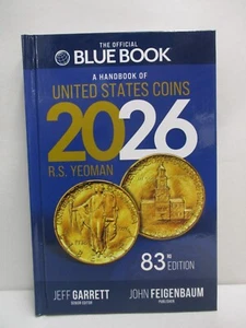 2026 Blue Book Handbook of United States Coins 83rd Ed. Hardcover R.S. Yeoman - Picture 1 of 12