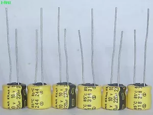 20pcs 10V220UF 10V 8X7mm ELNA 85℃ top grade Electrolytic capacitor for audio - Picture 1 of 4