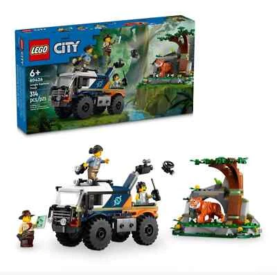 LEGO City Jungle Explorer Off-Road Truck Toy Jungle Toy 60426 New Small Box Tear - Image 1 of 4