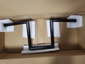 Harley-Davidson Black Z Bar Handlebars Softail Dyna Sportster Bobber Chopper - Bild 1 von 9