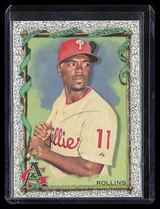 2023 Topps Allen and Ginter Jimmy Rollins #134 Portrait - Philadelphia Phillies - Picture 1 of 2