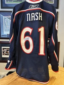 Rick Nash Columbus Blue Jackets Autographed Authentic Jersey (Size 56) - Picture 1 of 5