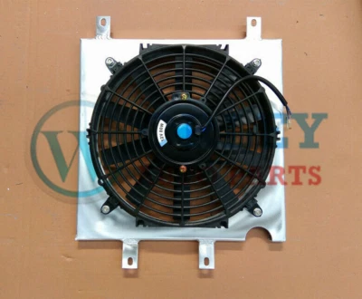 Ventilador de cubierta de aluminio para radiador HONDA CIVIC EG EK B16 B18 D15 D16 1992-2000 Foto 1 de 3