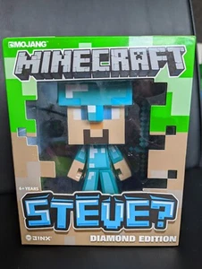 "VERPACKT Mojang Minecraft Steve DIAMANT EDITION Figur 6" Zoll großes Spielzeug - STEVE? - Bild 1 von 10