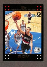 2007-08 Topps 50th Anniversary #107 Brandon Roy 1st Edition Gold Foil /119
