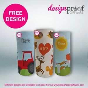 2 X Personalised Drink Bottle Cooler - Picture 1 of 2