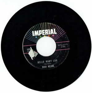 Ricky Nelson - Hello Mary Lou/Travelin' Man - X5741 VG Hear It! - Picture 1 of 2