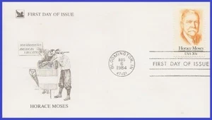USA3 #2095 U/A READERS DIGEST FDC Horace Moses - Foto 1 di 1