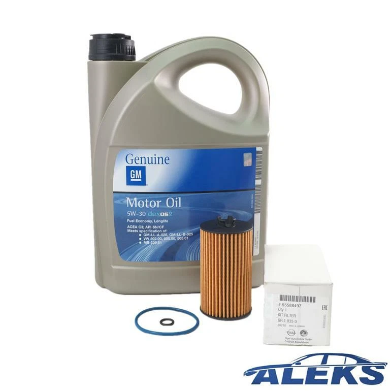 Original Opel GM Motoröl 1.6 CDTi 5W30 Dexos2 LongLife 5 Liter Ölfilter 55588497 - Bild 1 von 4