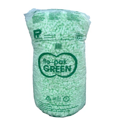 Verpackungschips Styroporchips Polstermaterial Flo-Pak Green 1200L Füllmaterial - Bild 1 von 4