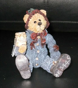 Boyds Shoe Box "Elias the Elf Grizberg" Movable Figurine #3206, 3E/5445 - Picture 1 of 4