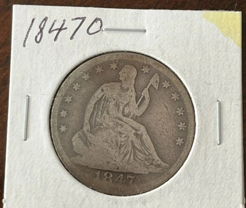 1847 O Half Dollar Good Cover