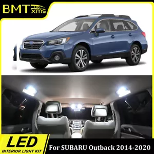 14x White Car Interior Map LED Light Bulbs Pack Kit for 2014-2020 Subaru Outback - Imagen 1 de 11