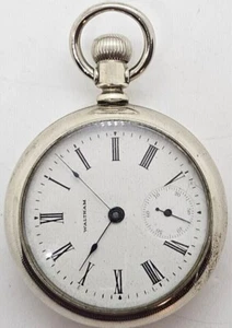 Antique Brass pocket watch elgin Collectible Brass Pocket Watch Occasion GIFT - Picture 1 of 5