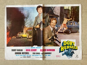 Dört Hergele Turkish Movie Poster 1970s Richard Harrison Fikret Hakan Gordon Mit - Picture 1 of 3