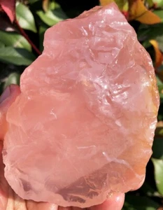 477g ¡¡¡EXCELENTE!!! Piedras preciosas naturales cuarzo rosa hielo transparente coleccionables ia8272 - Imagen 1 de 12