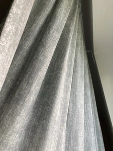2 Gardinen Vorhänge für Stange DKNY Mint Silber Salbei Jardegrün Ösengardinen - Bild 1 von 14