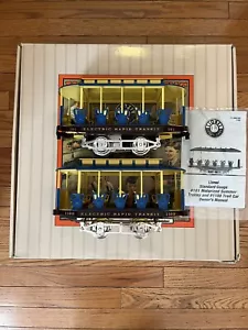 + Lionel 6-13113 Standard Gauge 1100 Summer Trolley and Trail Car Rapid Transit - Picture 1 of 10