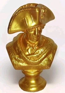 Friedrich der Große Büste Dekoration Figur Skulptur Alte Fritz Blattgold Effect - Picture 1 of 4