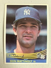 1984 Donruss Don Mattingly # 248 Rookie Card NY Yankees 