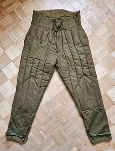 SOVIET MILITARY UNIFORM WINTER PANTS FUFAIKA VATNIK TELOGREIKA RARE USSR - Picture 1 of 18