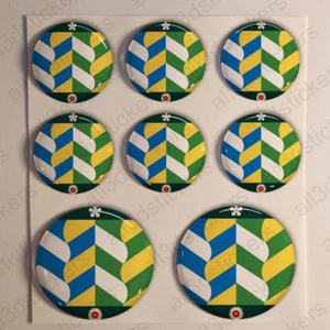 Pegatinas Cumbria Pegatina Bandera Cumbria Resina Vinilo Relieve Inglaterra UK - Picture 1 of 1