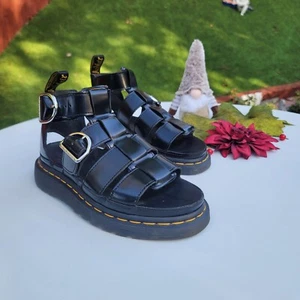 Dr Martens Mackaye Leather Gladiator Sandals Size EUR 37 UK 4 - Picture 1 of 19