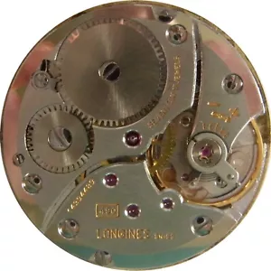 LONGINES KALIBER 490 - ZIFFERBLATT & UHRWERK Apr. 1968 - UHRWERK TOP ZUSTAND - Bild 1 von 2
