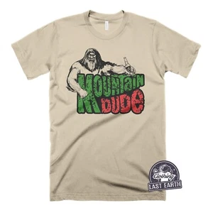 Funny Bigfoot T-Shirt Mountain Dude Tshirt Sasquatch T-Shirt Retro Hiking Gift - Picture 1 of 4