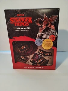 Stranger Things Tik Tok VHS Brownie Kit Mix Season 4 Watch Party HTF Craft Box - Picture 1 of 7