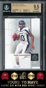 Auténtico #72 Colin Kaepernick BGS 9,5 2011 SP ROOKIE RC - Imagen 1 de 2