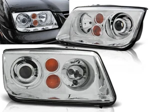 fari per VW BORA 1998 1999 2000 2001 2002 2003 2004 2005 cromati LHD - Foto 1 di 1