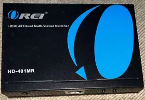 Orei HDMI 4x1 Quad Multi-Viewer Switcher HD-401MR *unit Only* - Picture 1 of 3