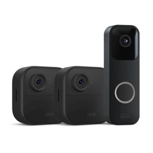 Blink Outdoor HD Blink Video Doorbell bundle with Blink Outdoor 4 (4th Gen) - Picture 1 of 4