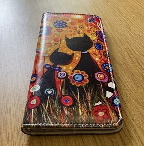 Portafoglio Aphison Multicolore Con Gatti - Foto 1 di 5