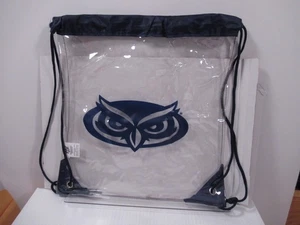 Mochila transparente con cordón bolsa de fútbol estadio evento logotipo FAU - Imagen 1 de 3