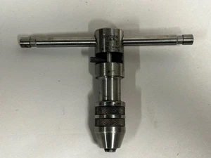 Vintage "CRAFTSMAN" Machinist T-Handle Ratcheting Thread Tap Wrench Tool (A10) - Picture 1 of 8