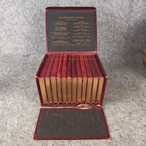 Shakespeare's Complete Works in 12 Volumes - 1896 Hardback Edition in case - Picture 1 of 21
