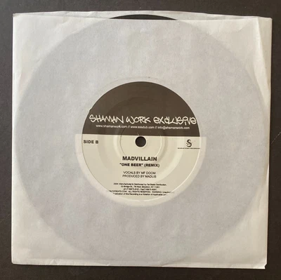 MF DOOM There She Goes One Beer Remix 7" Madvillain John Robinson Lil Sci Madlib - Image 1 of 3