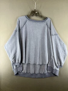 Free People One To Beat Pullover Größe S Blau  - Bild 1 von 6