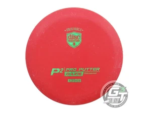 USED DiscMania D-Line P2 174g Red Green Shatter Foil Putter Golf Disc - Picture 1 of 2