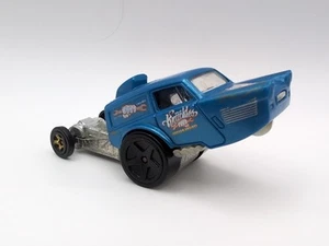 Hot Wheels Super Chromes Poppa Wheelie BDC90 Toy Car 8/10 Blue Chrome 2013 Car - Picture 1 of 7