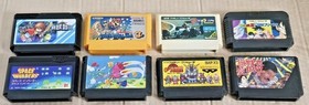 Nintendo Famicom NTSC J NES Lot: Twinbee, Space Invaders, Mario 3, Dragon Ball Z