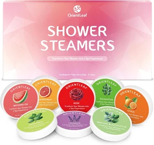 Shower Steamers Aromatherapy, Self Care Birthday Gifts for Women, 8 Pack Stockin - Picture 1 of 12