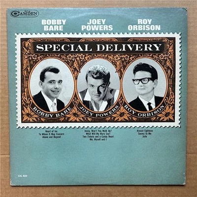 ROY ORBISON/BOBBY BARE/JOEY POWERS SPECIAL DELIVERY LP 1964 compilation of rare  - Image 1 of 3