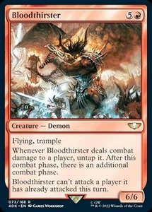 Bloodthirster NM, English MTG Commander: Universes Beyond: Warhammer - Picture 1 of 1