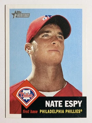 2002 Topps Heritage #208 Nate Espy RC - Image 1 of 2