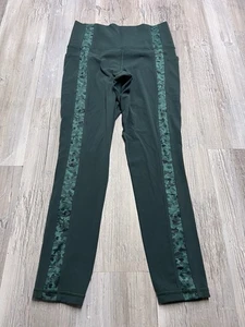 Athleta Green Salutation Stash Pocket II Serene 7/8 Leggings Gym Athleisure Sz S - Picture 1 of 7
