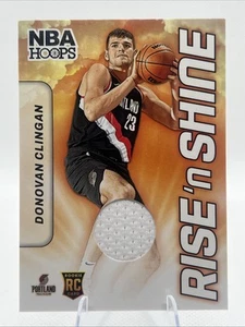 2024-25 NBA Hoops - Rise N Shine Memorabilia - Donovan Clingan - Rookie 💎 Patch - Picture 1 of 2
